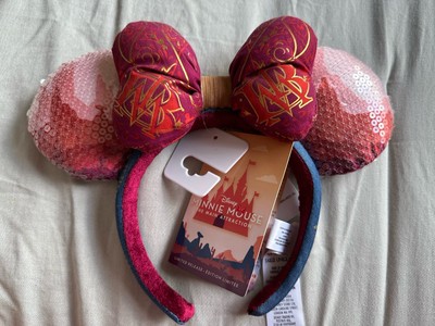 Big Thunder Mountain Minnie Mouse Main Attraction Ears Disney- Red Bow Headband-image