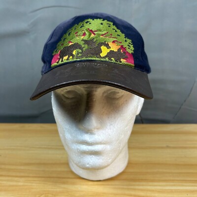 Walt Disney World Hat Cap Adults One Size Blue Cotton Disney Animal Kingdom-image
