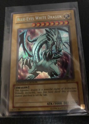 Yu-Gi-Oh! Blue-Eyes White Dragon BPT-003 Secret Rare, Limited Edition-image