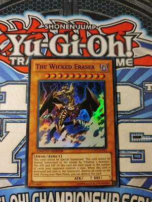 Yugioh THE WICKED ERASER CT07-EN011 LIMITED  SUPER NM-image