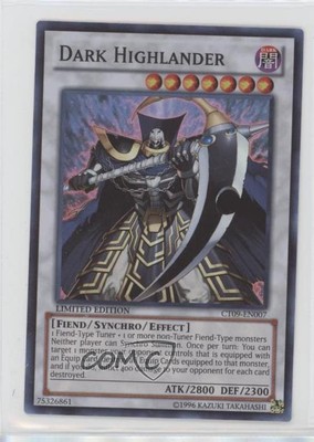 2012 Yu-Gi-Oh! - Collectors Tins Series 9 Limited Edition Dark Highlander gl9-image