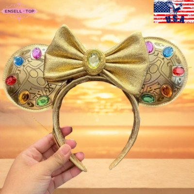 Disney Parks Marvel Infinity Stones Gauntlet Loungefly Ears Headband Thanos 2024-image