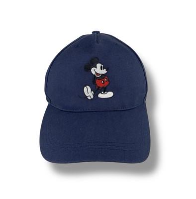 Disney Mickey Mouse Navy Strapback Baseball Cap Adult Walt Disney World -image