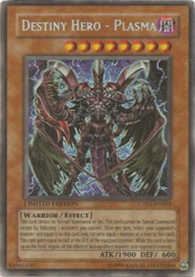 1x (HP) Destiny Hero - Plasma - CT04-EN003 - Secret Rare - Limited Edition  YuGi-image