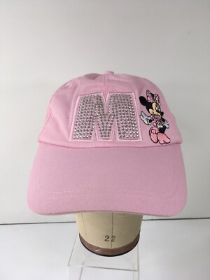 Walt Disney World Disneyland Resort Minnie Mouse Bling Pink Baseball Hat Cap-image