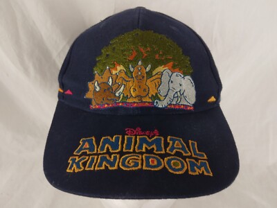 Walt Disney World Disney's Animal Kingdom Navy Toddler Kids Hat Cap Adjustable -image