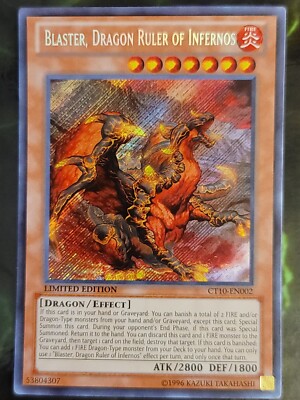 Blaster, Dragon Ruler Of Infernos CT10-EN002 (Limited Edition-Secret Rare)-image