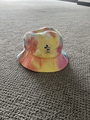walt disney world bucket hat. adult. mickey mouse tye dye. disney parks. 59 cm-image