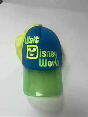 Disney Parks Visor Baseball Cap - Walt Disney World - Neon-image