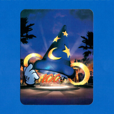 Walt Disney World Postcard 100 Years of Magic Hollywood Studios Sorcerer's Hat-image