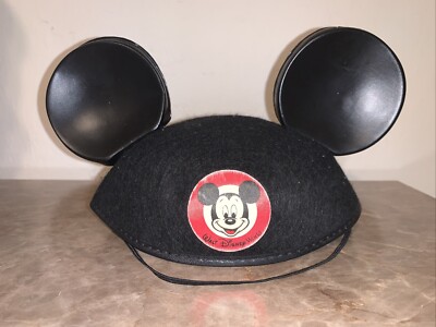 Walt Disney World Cap / Hat with Mickey Mouse Ears ~ Youth Size ~ Chin Band-image
