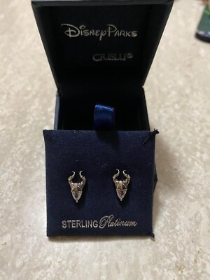 Disney Park Maleficent Earrings by CRISLU pre-owned-image