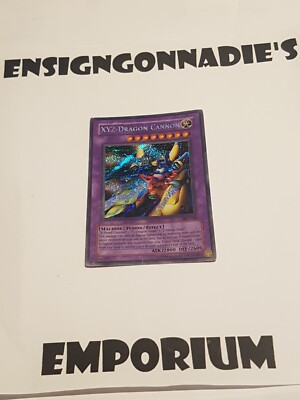 Yu-Gi-Oh! 1x Secret Rare Holo Card XYZ-DRAGON CANNON BPT-010 LP/MP-image