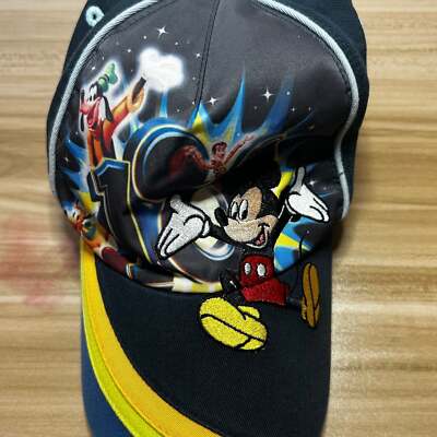 Walt Disney World Baseball Hat 2010 Mickey Mouse Woody Goofy Pluto Strapback Cap-image