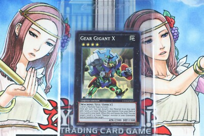 YuGiOh Gear Gigant X CT10-EN017 Limited Edition Super Rare -image