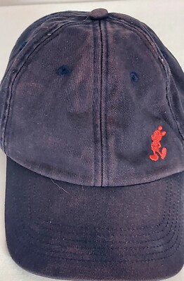 Disney Parks Mickey Mouse Icon Logo Hat Cap Strap Back Adult Embroidered-image