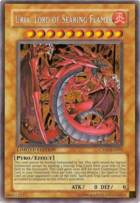 Uria, Lord of Searing Flames CT03-EN005 2006 Collectors Tin Limited Edition-image