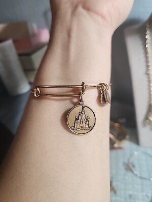 Alex and Ani Walt Disney World Castle Bracelet.-image