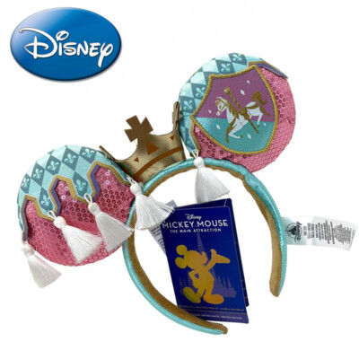 Disney Parks Main Attraction Prince Charming Carrousel Mickey Ears Headband NWT-image