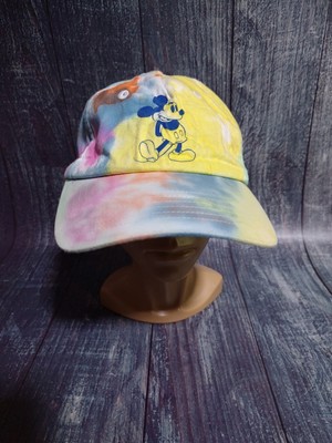 Disney World Parks Mickey Mouse Tie Dye Strapback Hat Cap Adjustable - Adult-image