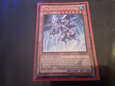 Tidal, Dragon Ruler of Waterfalls Secret Rare Limited Edition CT10-EN001-image