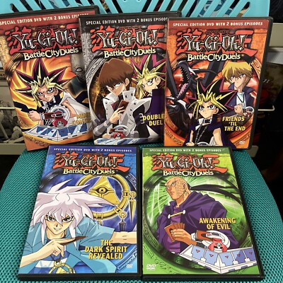 Yu-Gi-Oh: Battle City Duels - Vol. 5 - 9  5 Disc Lot Set Anime (DVD)-image