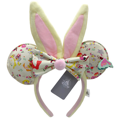 Disney·Parks Minnie Mouse Easter Reigning Rabbits Bunny Posable Ear Headband-image