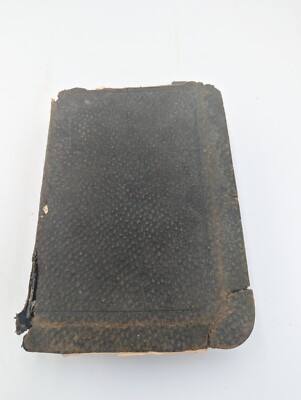 Antique Leather Holy Bible Cambridge Teachers Edition With Encyclopedia 1896 Dat-image