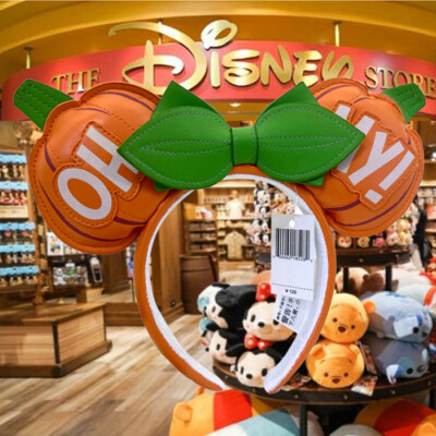 Anniversary Oh Hy Disney·Parks Minnie Mouse Pumpkin Ears Headband Ears Halloween-image