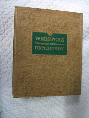 VINTAGE Webster's Unabridged-Encyclopedic Dictionary 1957-image