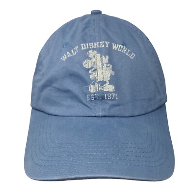 Walt Disney World Mickey Mouse Slideback Hat Blue One Size Adjustable-image