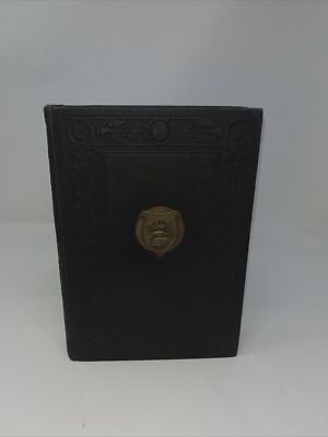 The Source Book Encyclopedia Vol 10  1924 Vintage Leather Bound Green Extensi-image