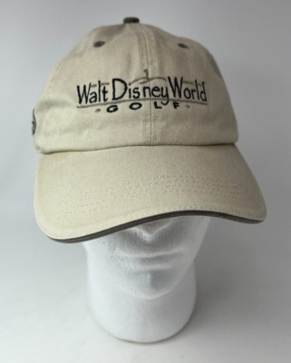 Ahead Vintage Walt Disney World Golf Hat Beige Adjustable One Size NWOT-image