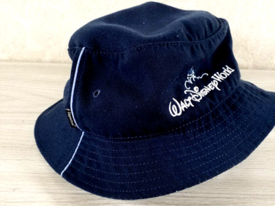 Walt Disney World Blue Bucket Hat Coppertone UV Adult Fit hat-image