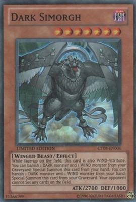 Dark Simorgh - CT08-EN006 - Super Rare - Limited Edition x1 Lightly Played-image