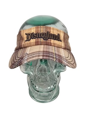 Walt Disney World Plaid Adjustable Visor Mickey Hook Loop Hat Cap-image