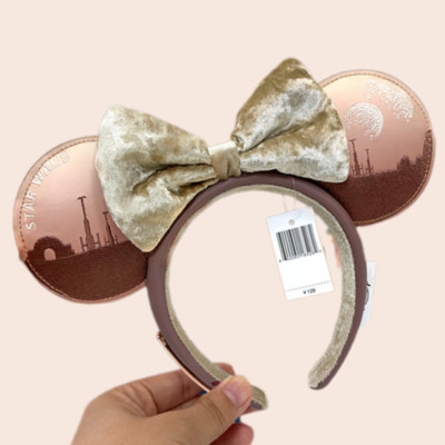 Loungefly Disney-Parks Mickey Mouse Ears Star Wars Sands Of Tatooine Headband US-image