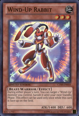 Wind-Up Rabbit Super Rare #CT09-EN010 Yugioh MP Super Rare-image