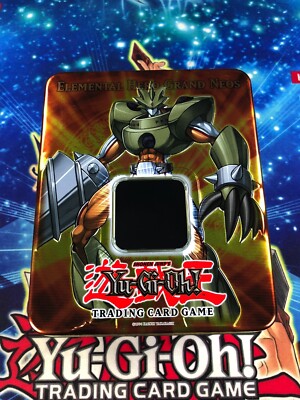 YUGIOH 2007 ELEMENTAL HERO GRAND NEOS COLLECTABLE TIN! (EMPTY)-image
