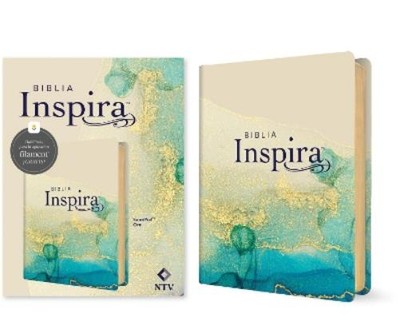 Tyndale Biblia Inspira Ntv Con Filament (Sentipiel, Oro) (Leather Bound)-image