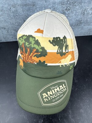 Disney Parks WDW Animal Kingdom Adult Mesh Snapback Baseball Cap Hat-image