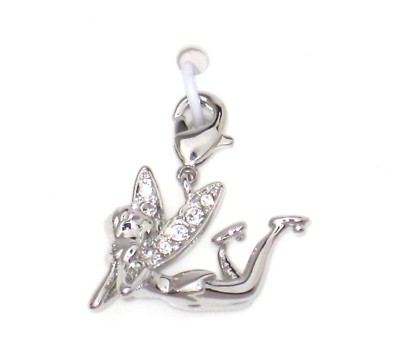 Arribas Disney Charm✿ Tinker Bell Tink Pose 3D Made with Crystals from Swarovski-image