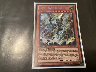 Tempest, Dragon Ruler of Storms Secret Rare Limited Edition CT10-EN004-image
