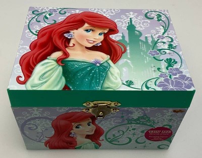 Little Mermaid Disney Parks Princess Ariel Jewelry Music Box Under The Sea 1988-image