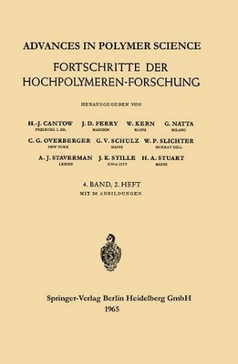Advances in Polymer Science / Fortschritte der Hochpolymeren-Forschung by Prof. -image