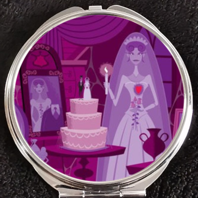 Haunted Mansion Ghost Bride Shag Disneyland WDW Makeup Compact Double Mirror-image