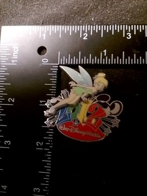 Tinker Bell Tink 2012 Walt Disney World WDW 3D Pin Stars Mickey Hat-image