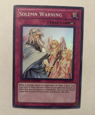 Solemn Warning CT08-EN015 2011 Collectors Tins Limited Edition-image
