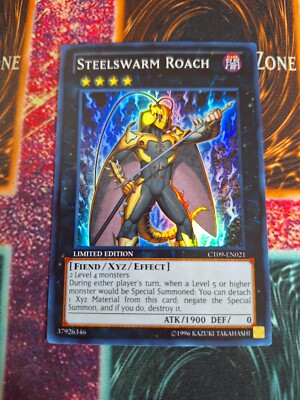 Yu-Gi-Oh! TCG Steelswarm Roach CT09-EN021 Super Rare Limited Near Mint b2/-image
