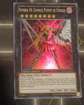Number 40: Gimmick Puppet of Strings CT10-EN011 Super Rare Limited NM Yu-Gi-Oh!-image